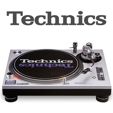 Sサイズ]Technics（テクニクス）スリップマット ロゴTシャツ ブラック
