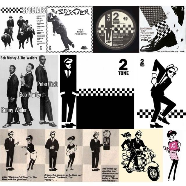 Lサイズ]2 Tone（ツートーン）Records ロゴ Specials（スペシャルズ 