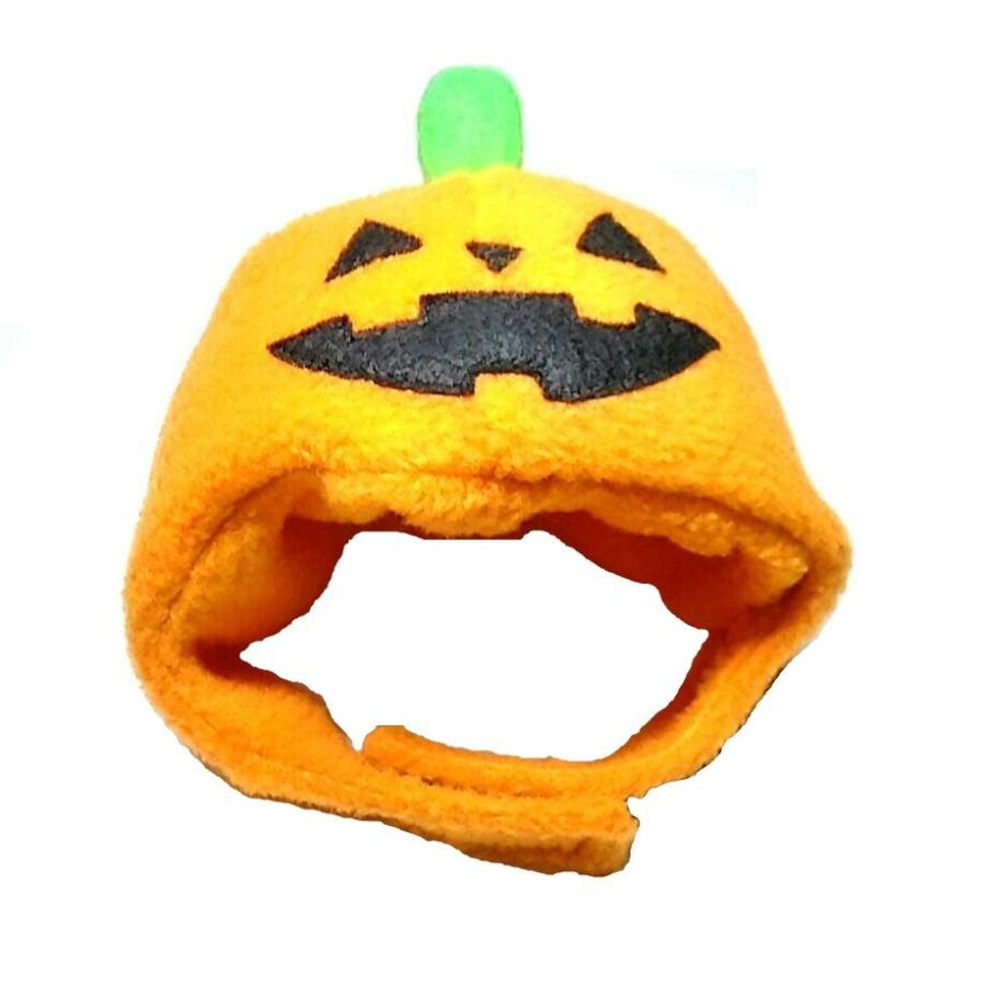犬猫用コスプレ ハロウィンかぼちゃのかぶりもの（帽子） 変身