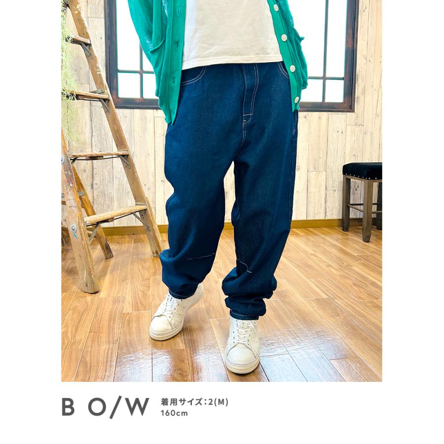 45R ワイド　ジーンズ　綿＋麻　size ２ BEATJIVE（ビートジャイブ） ワイドパンツ レディース デニムパンツ 綿