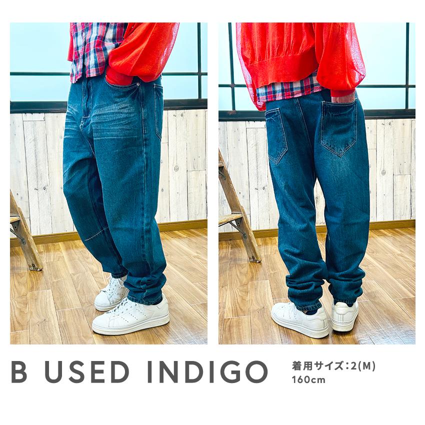 BEATJIVE（ビートジャイブ） ワイドパンツ レディース デニムパンツ 綿