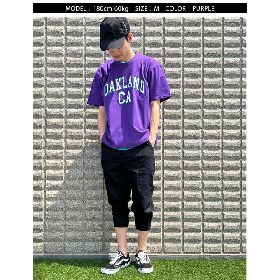 BEATJIVE（ビートジャイブ） カレッジロゴ Tシャツ OAKLAND オーバー