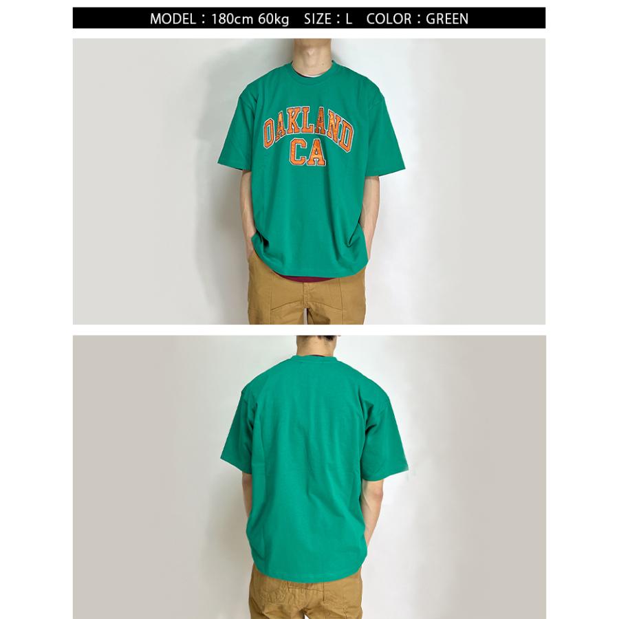 BEATJIVE（ビートジャイブ） カレッジロゴ Tシャツ OAKLAND オーバー