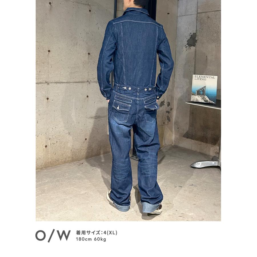 BEATJIVE つなぎ デニム オールインワン メンズ おしゃれ ツナギ