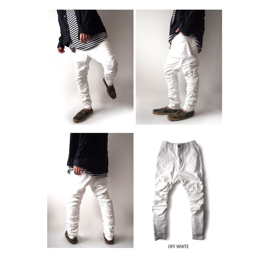 ジョガーパンツ メンズ サルエルパンツ クシュクシュパンツ シャーリングパンツ ブラック ホワイト 黒 白 ストレッチ メール便対応 9213 7005 Beatjive 通販 Yahoo ショッピング