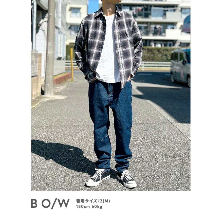 BEATJIVE（ビートジャイブ） ワイドパンツ メンズ デニムパンツ 綿麻