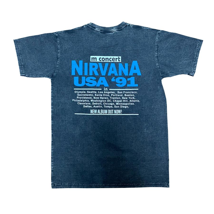 BEATJIVE NIRVANA Tシャツ 半袖 メンズ レディース バンド ピグメント 