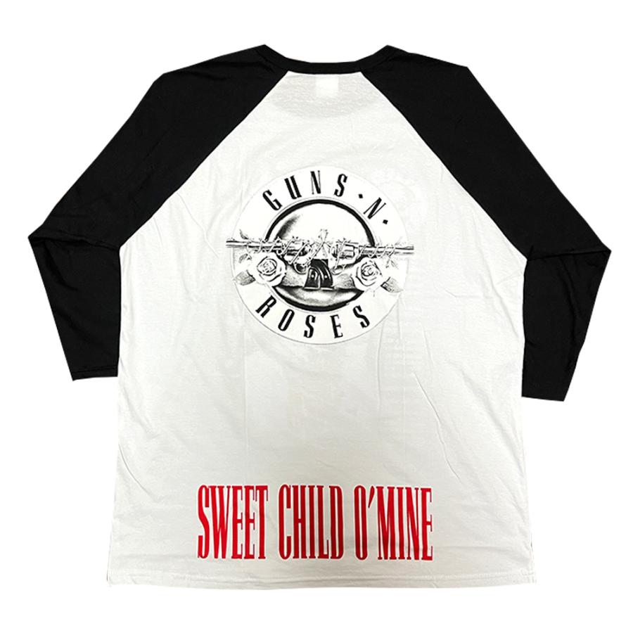 BEATJIVE Guns N' Roses ラグラン Tシャツ 7分袖 メンズ BEATJIVE Guns N' Roses ラグラン Tシャツ 7分袖 メンズ