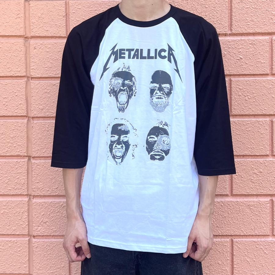 BEATJIVE（ビートジャイブ） メタリカ ラグラン Tシャツ 7分袖 メンズ 
