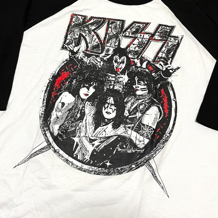 BEATJIVE（ビートジャイブ） KISS ラグラン Tシャツ 7分袖 メンズ
