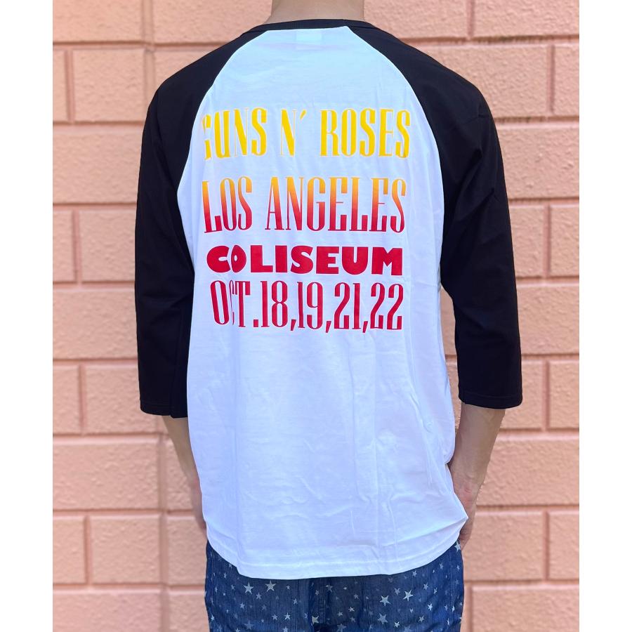 BEATJIVE（ビートジャイブ） Guns N' Roses ラグラン Tシャツ 7分袖