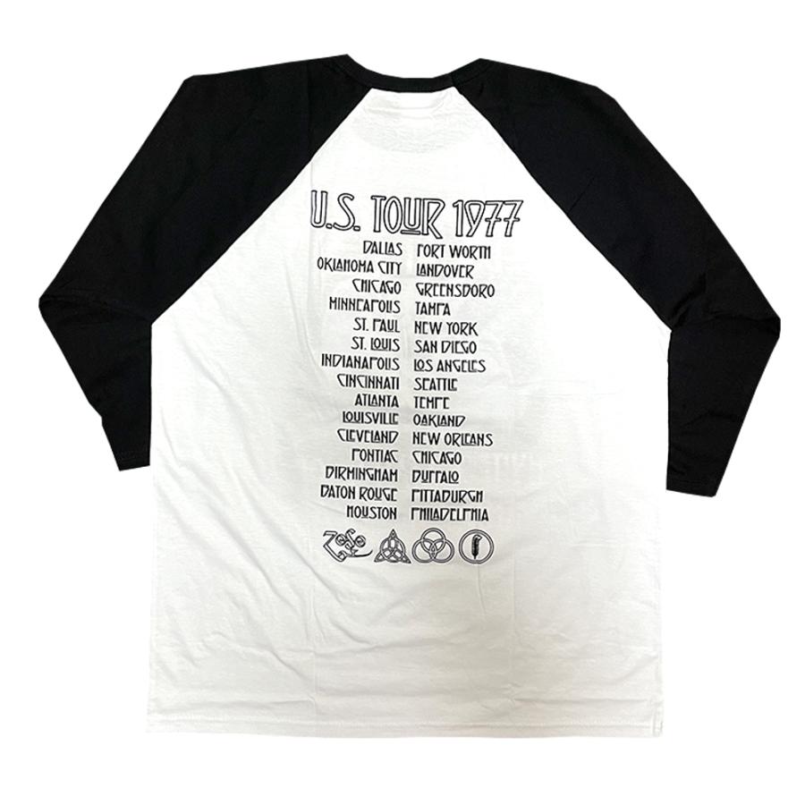 BEATJIVE Led Zeppelin ラグラン Tシャツ 7分袖 メンズ