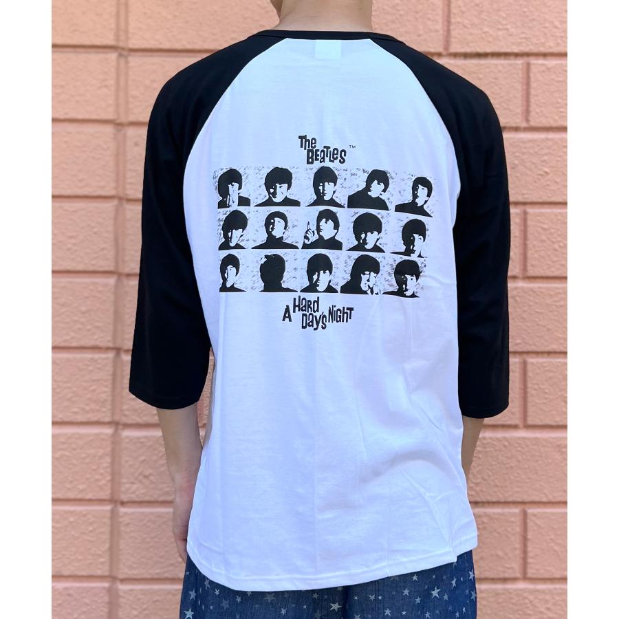 BEATJIVE（ビートジャイブ） ビートルズ ラグラン Tシャツ 7分袖