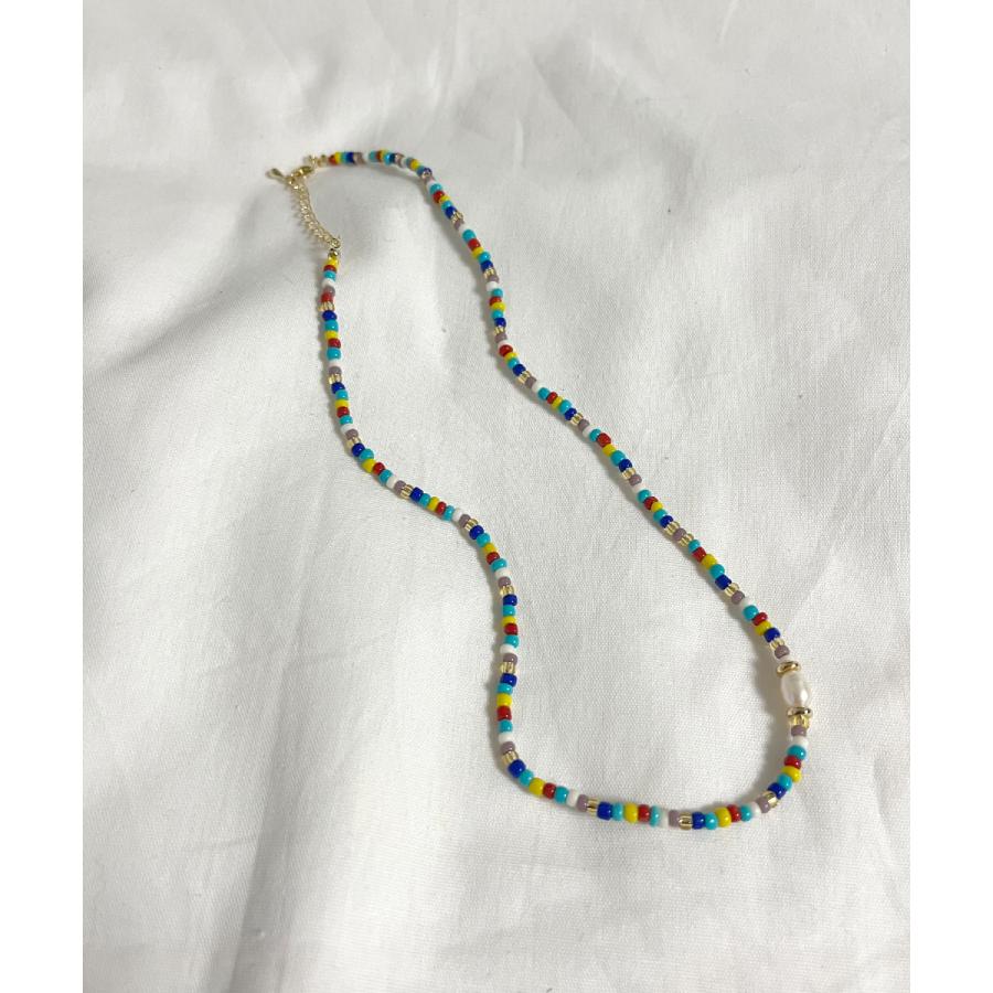 レインボー パール ネックレス ビーズ 韓国 アクセサリー ユニセックス レディース メンズ ギフト バレンタインプレゼント バレンタイン Kne Beatjive 通販 Yahoo ショッピング