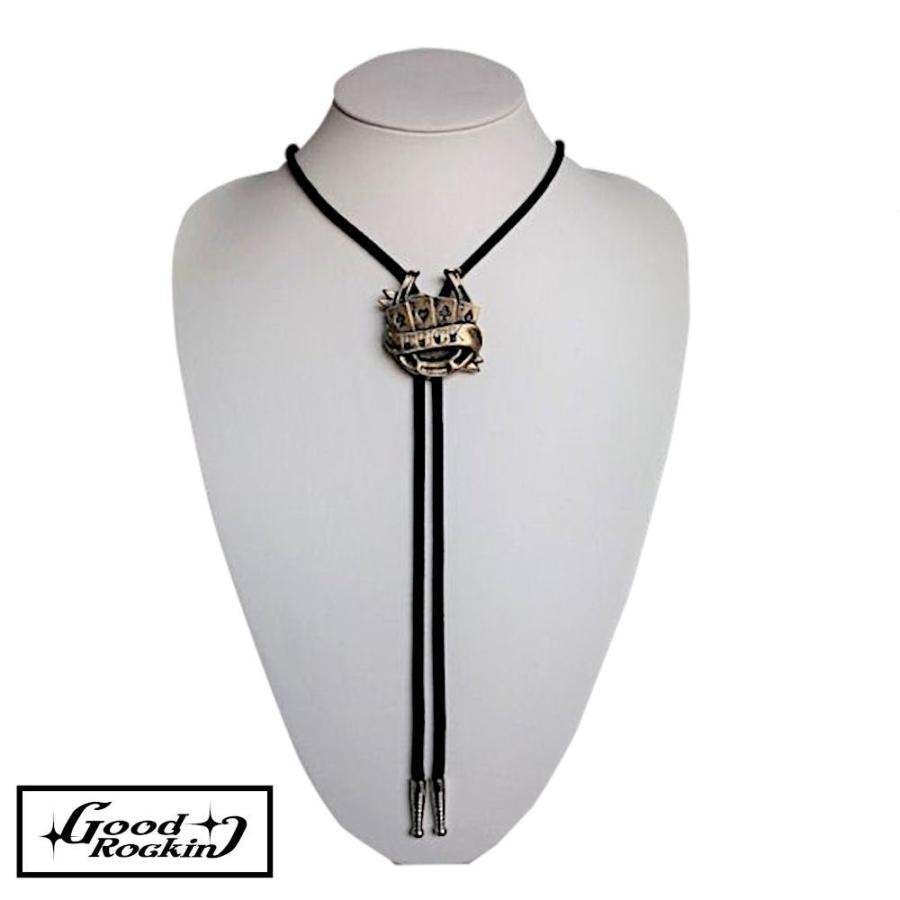 ループタイ ネクタイ ロカビリーファッション ブランド LUCK ブラック