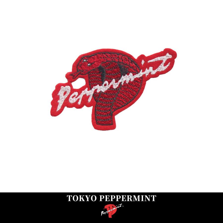 ワッペン コブラ切り抜きワッペン （小） 赤 ロカビリーファッション