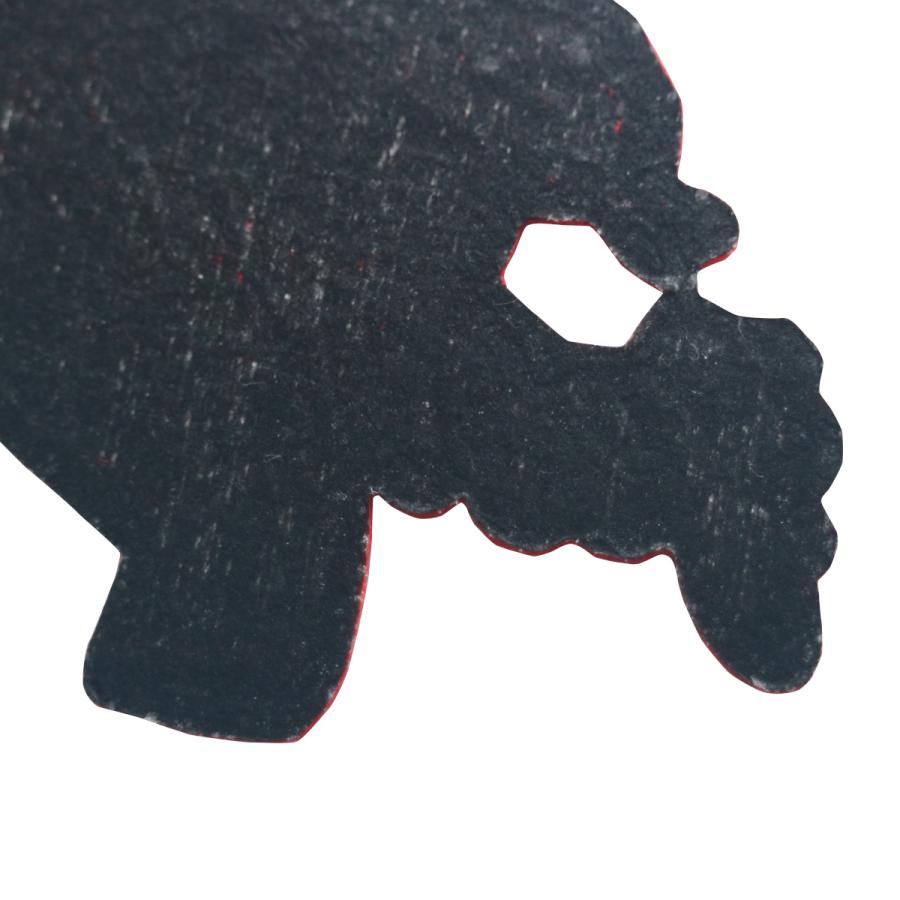 ワッペン コブラ切り抜きワッペン （小） 赤 ロカビリーファッション