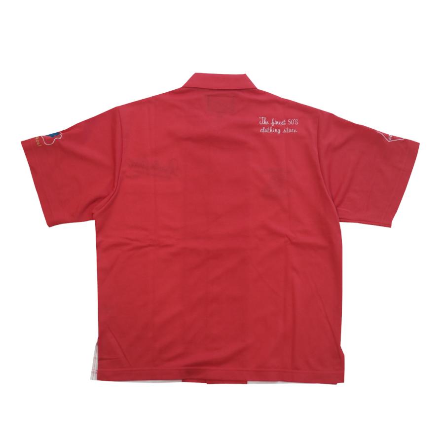 ニットシャツ 5EMB KNIT SHIRTS ビンテージレッド サイズM