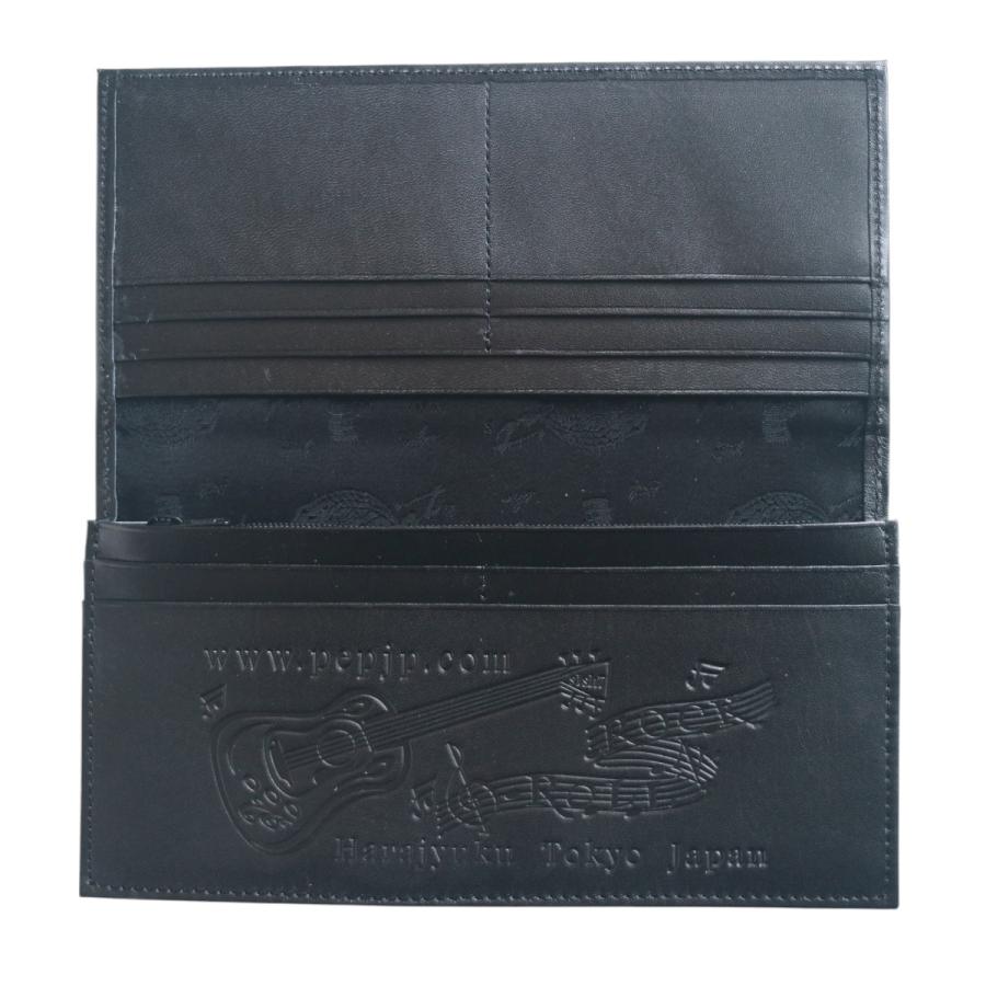 コブラ刺繍長束財布 RSW-3530 黒 TOKYO PEPPERMINT ロカビリー