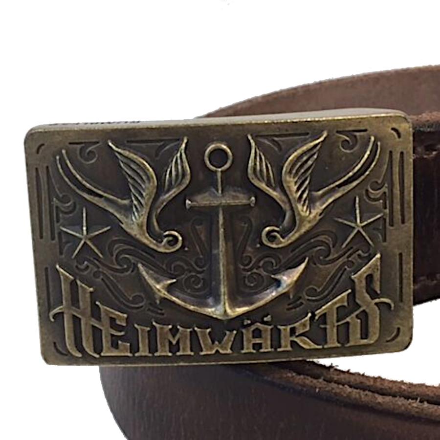 ベルト メンズ 革 おしゃれ Heimwarts Leather Belt オイルレザー