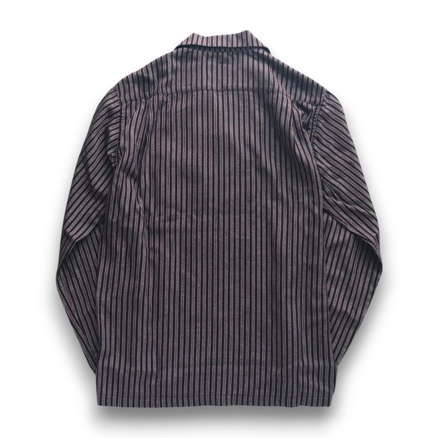 Lame Stripe Italian Shirts サイズL サヴォイ クロージング