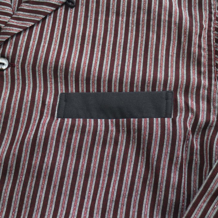 シャツ 長袖 メンズ ロカビリーファッション Lame Stripe Italian Shirts サイズM ブランド SAVOY CLOTHING｜beatswing｜07