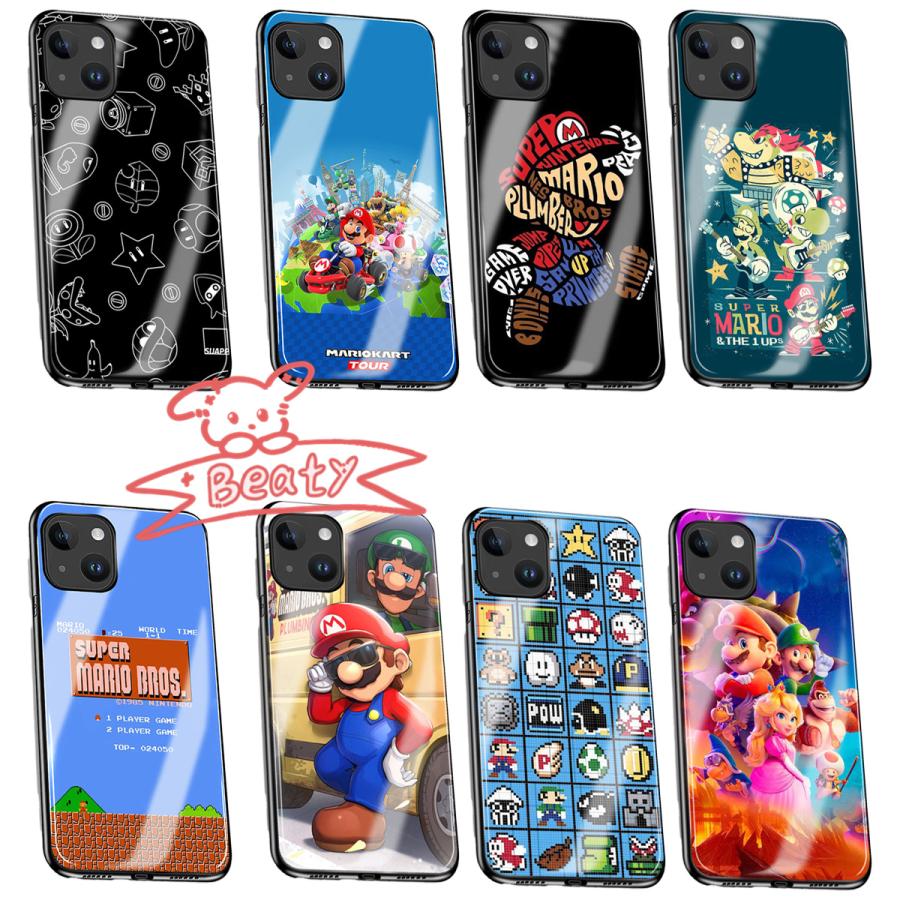 78絵柄 スーパーマリオ スマホケース iPhone16 iPhone用ケース 