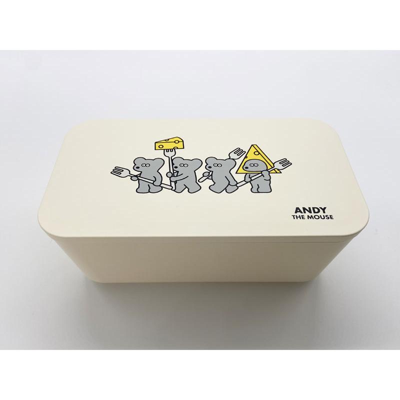 アンディ ランチボックス 1段 弁当箱 ねずみのANDY 750ml 松本セイジ