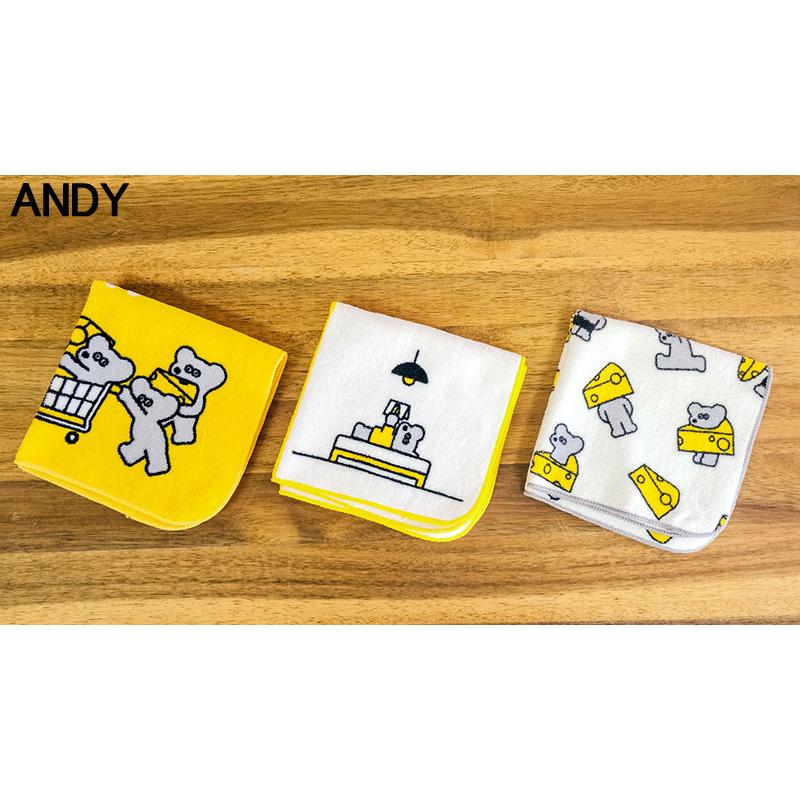 アンディ タオルハンカチ プチタオル ねずみのANDY 松本セイジ メール