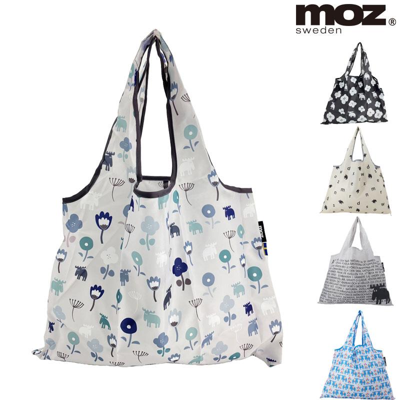 moz（モズ） ショッピングバッグ 新柄 北欧 お買い物バッグ 折りたたみ