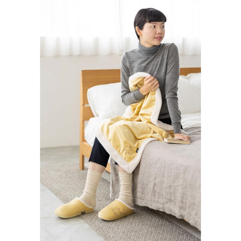 moz（モズ） ひざ掛け ブランケット ボア100x70cm : カジュアル雑貨