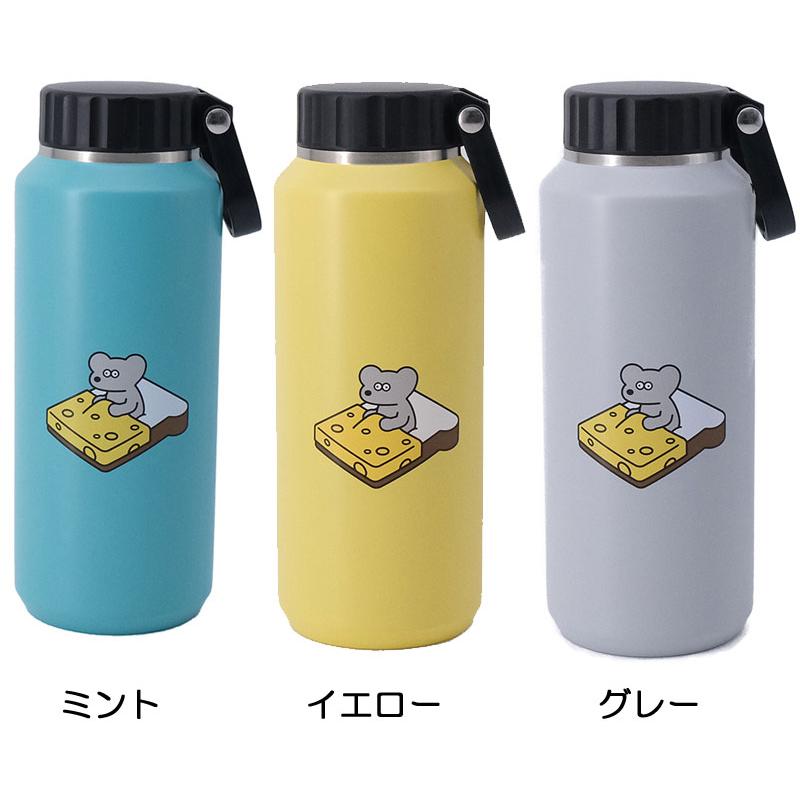 ねずみのANDY アンディ ステンレスボトル ハンドル付 M 水筒 ねずみのANDY アンディ ステンレスボトル ハンドル付 M 水筒
