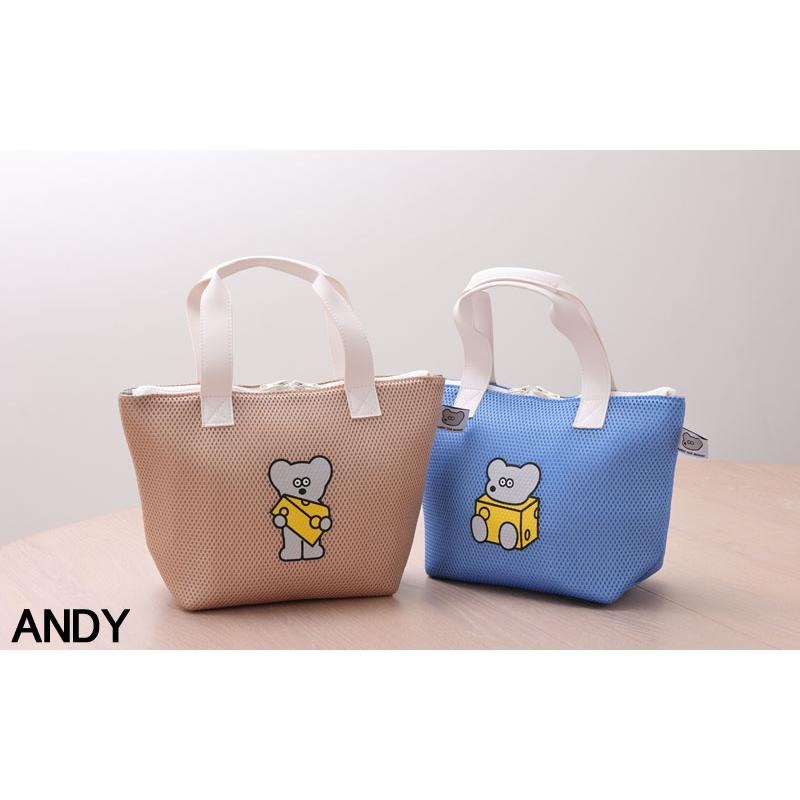 保冷 ランチバッグ トート Mサイズ ねずみのANDY アンディ お弁当袋