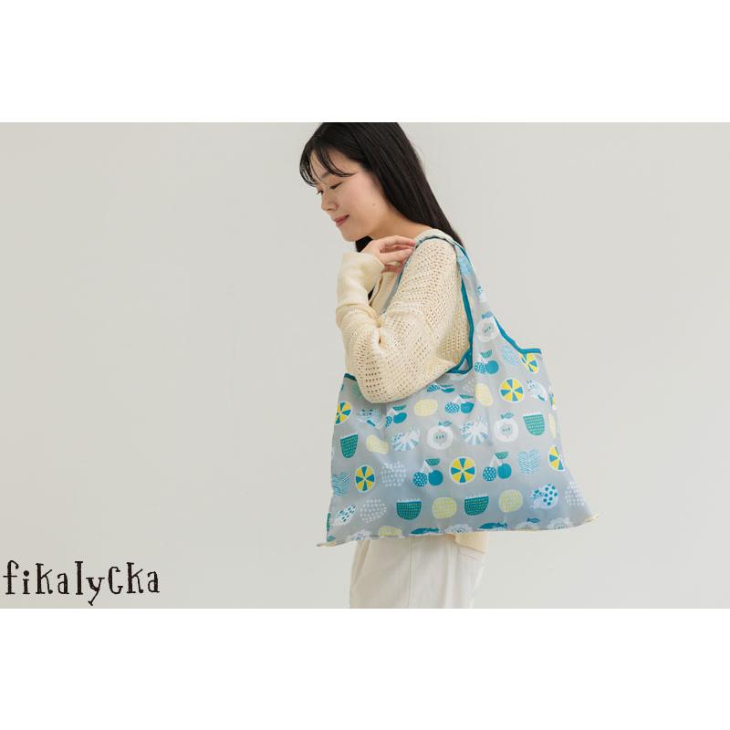 エコバッグ 北欧 fikalycka 2way ショッピングバッグ 折りたたみ