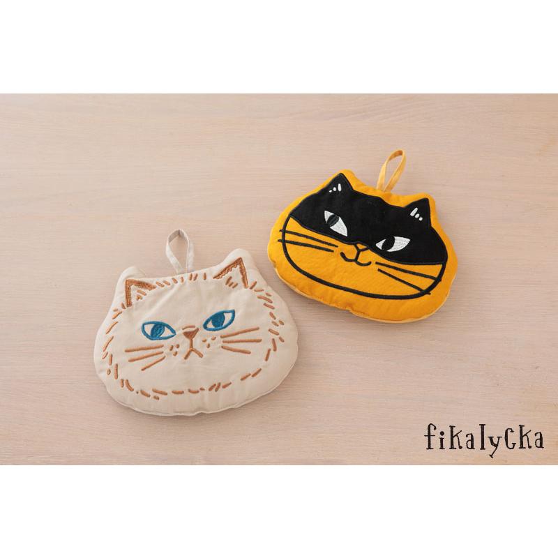 キューピー鍋つかみキッチンミトン キッチンミトン fikalycka 鍋敷き 鍋つかみ 猫 北欧 : カジュアル雑貨