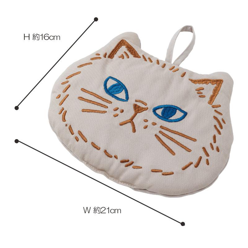 キッチンミトン fikalycka 鍋敷き 鍋つかみ 猫 北欧 : カジュアル雑貨