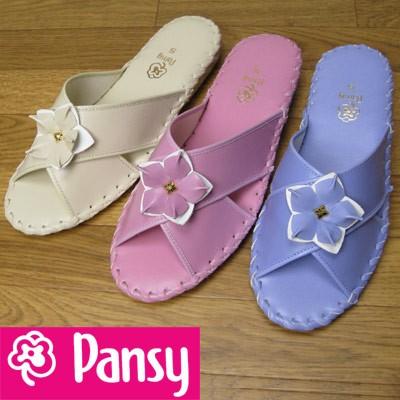 Pansy パンジー 9500（レディース）婦人用室内履きパンジースリッパ母の日 ギフト プレゼント｜beau-p