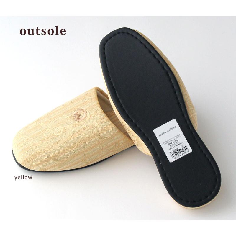 未使用☆ミラショーン　本革スリッパ　Made in Japan mila schon（ミラショーン） スリッパ ジェラータ 単品 mila