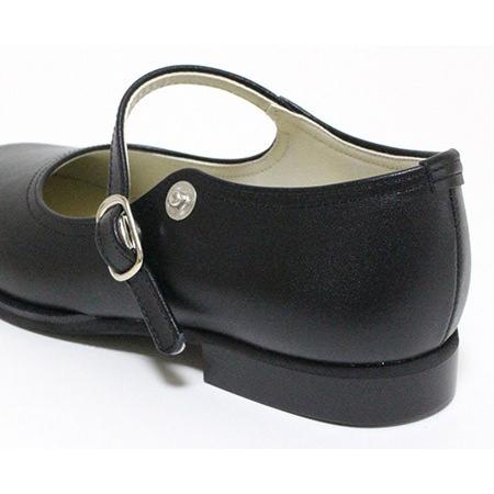 大正時代　レトロ子供革靴 1960年代頃・イギリス・オブジェ・本革・黒・子ども・シューズ