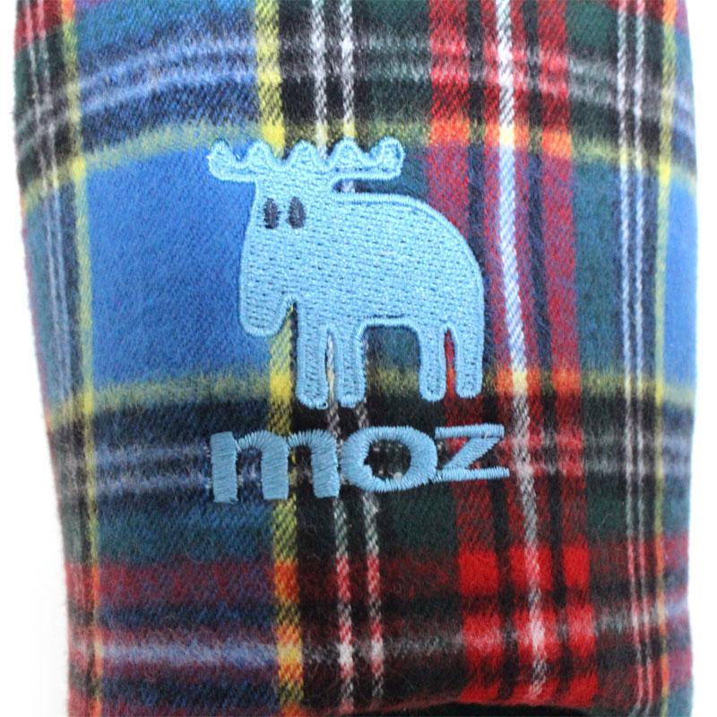 moz（モズ） スリッパ チェック柄 M L ルームシューズ レディース