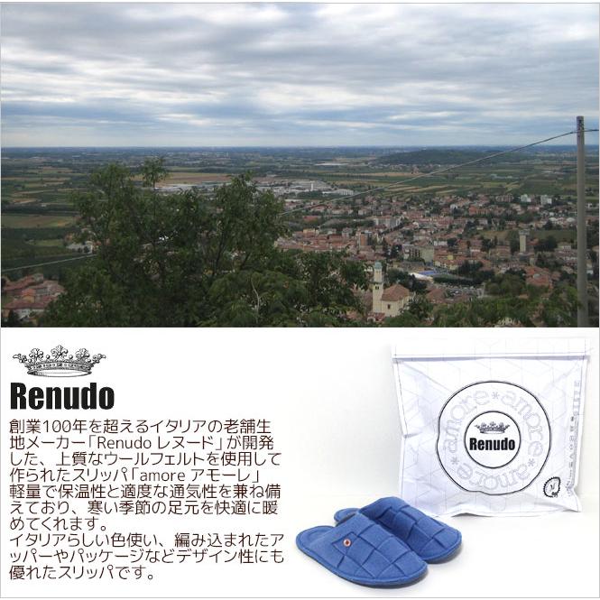スリッパ Renudo レヌード Amore アモーレ ルームシューズ 直輸入 正規販売店の画像