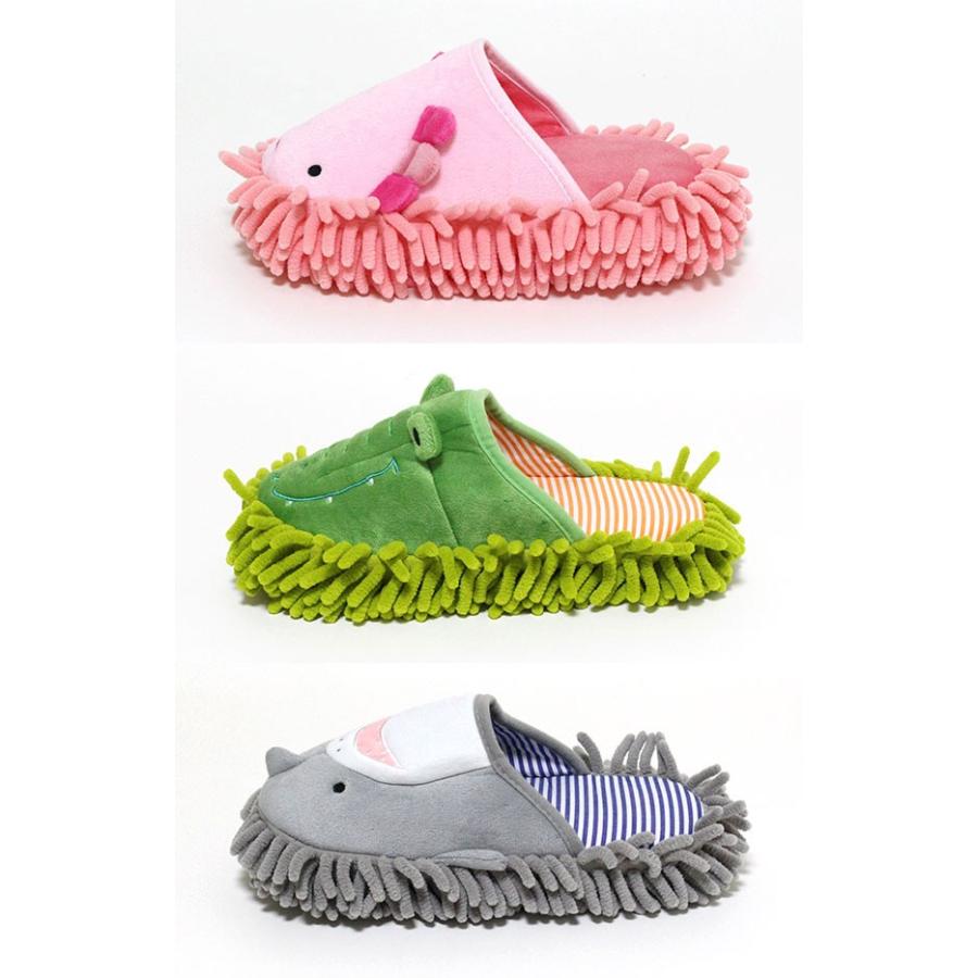 モップスリッパ マイクロファイバー 水辺の仲間たち ウーパールーパー わに さめ お掃除用品 M047 カジュアル雑貨ビューピィ 通販 Yahoo ショッピング