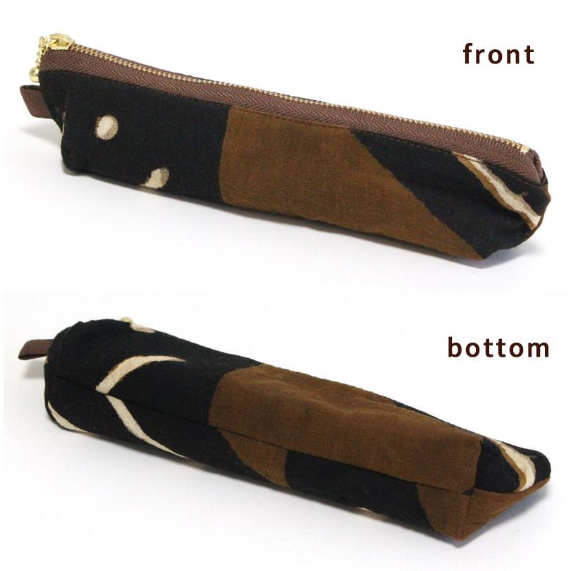 ペンケース ボゴラン アフリカ 泥染め CHIWARA チワラ 裏地付き 筆箱