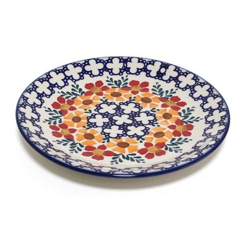 ポーランド陶器・食器 プレートS 17cm T130-ALC17 お花柄 平皿 マニュ