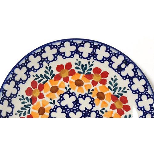 ポーランド陶器・食器 プレートS 17cm T130-ALC17 お花柄 平皿 マニュ
