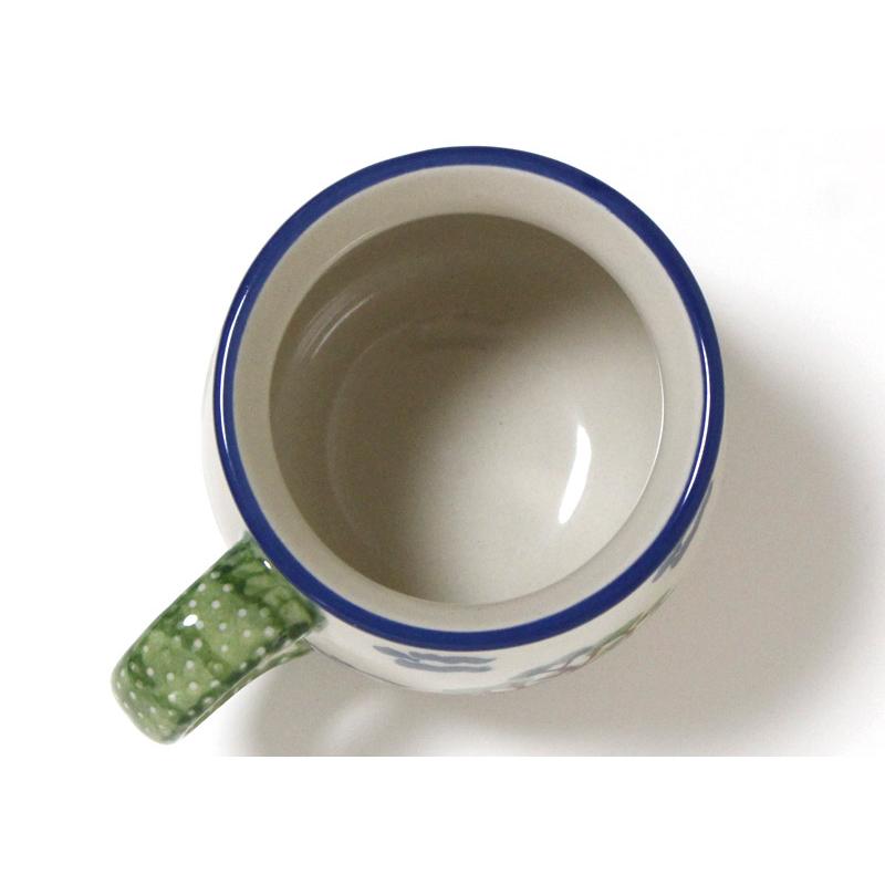 ポーランド陶器・食器 マグカップS 0.2L 馬と草原 K67-ALC90 マニュ