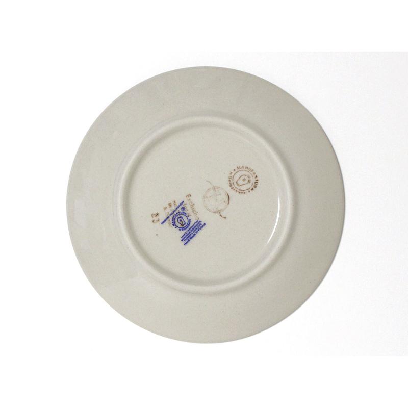 ポーランド 食器 陶器 プレート 17cm 赤い実と赤い鳥 マニュファク