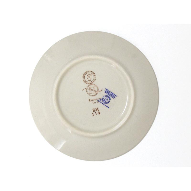 ポーランド 食器 陶器 プレート 17cm チェリー柄とピーコック ポーランド 食器 陶器 プレート 17cm チェリー柄とピーコック