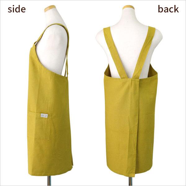 エプロン バッククロス ソル Sol Habituel アビチュアル おしゃれ