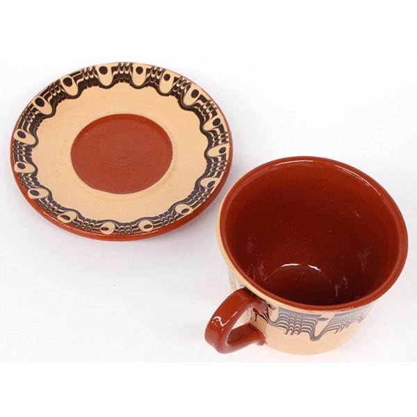 難あり！ ブルガリア トロヤン陶器 食器 モノトーン シリーズ カップ